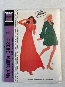 3832 McCalls Vestido Muñeca Bebé Retro Patrón Costura Vintage Junior Pequeño Años 70 Talla 10 - Imagen 1 de 3