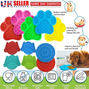 Dogs Silicone Licky Mats Pet Lick Food Feeding Mat for Dogs Cat Puppy Licky Mats - Picture 1 of 23