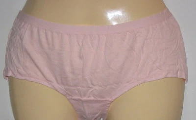FRUIT OF THE LOOM - NUEVO - ROSA - TALLA 6 - PANTY MEZCLA ALGODÓN 6" LATERALES Foto 1 de 3