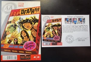 Avengers Arena (2013) #8 SIGNED Dennis Hopeless Notarized Witness of Signature - Picture 1 of 7