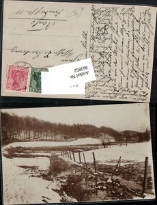 663852,Foto-AK Cöln Köln Umgebung Zaun Wald Moor - Bild 1 von 1