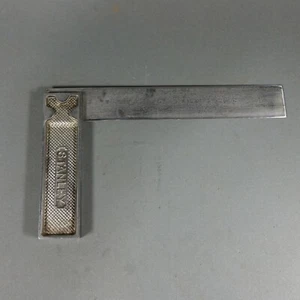Vintage Stanley Try Square All Metal #12 9" - S.W. Sweetheart Logo - Picture 1 of 8