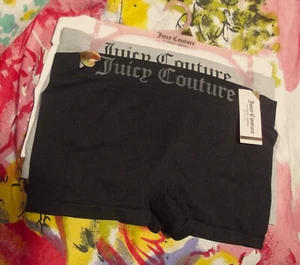 3 JUICY COUTURE JC3739 3PKA PLUS SIZE COMFY SEAMLESS MF BOYSHORT PANTIES 2X - Picture 1 of 2