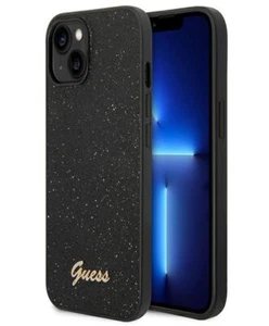 Guess Custodia Rigida Brillantini Script Black Nero per IPHONE 14 Plus 6,7 " - Foto 1 di 1