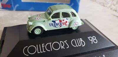Herpa 雪铁龙 2 CV 1：87 “1998 年世界杯” - 罕见 — 第 1/3 张图片