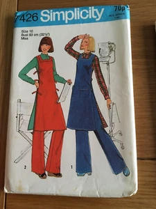 1976 ORIGINAL SIMPLICITY SEWING PATTERN 7426 Women size 10 bust 32 UCUT FREE P&P - Picture 1 of 3