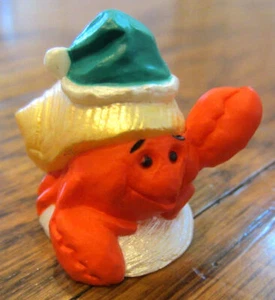 Hallmark Merry Miniatures 1992 Christmas Crab Holiday - Picture 1 of 1