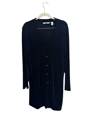 Cárdigan mujer lavandería francesa longline acetato slinky talla 1X viajeros Foto 1 de 4