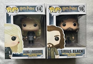 Funko Pop Harry Potter Luna Lovegood 14 & Sirius Black 16 Neu in OVP mit Protektoren - Bild 1 von 8