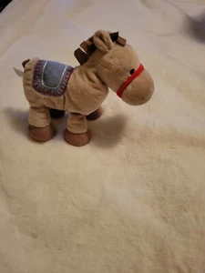 Carter's Just One Year HORSE Pony Blue Saddle Plush Stuffed Animal Baby Toy   - Picture 1 of 11