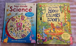 Usborne Klappbücher Posten von 2 HB siehe innen Wissenschaft & Funktionsweise gebraucht - Bild 1 von 7