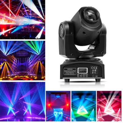 120W Stage Light LED RGBW Moving Head Beam Light DMX Disco DJ Party Gobo Light - Image 1 of 4