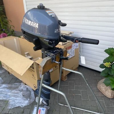 Yamaha Außenborder 2,5 PS Normalschaft Bootsmotor F2.5BMHS Außenbordmotor 4-Takt - Bild 1 von 4