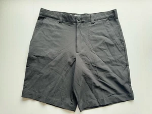 New Cutter Buck Shorts Men’s 32 Black Polyester Casual Golf Short 9.5” Inseam - Picture 1 of 7