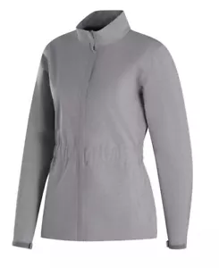 Neu mit Etikett $ 195 Footjoy Hydro Lite Damen-Regen-Golfjacke meliert grau Größe M - Bild 1 von 6