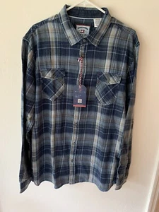 Men’s Thread & Cloth L/S Plaid Shirt BRAND NEW WITH TAGS - Picture 1 of 8
