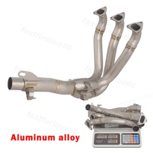 New For Triumph Speed Triple 1200RS 1200RR Exhaust Tips Front Pipe Connect Stock - Picture 1 of 7