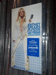 BRITNEY SPEARS VHS LIVE FROM LAS VEGAS 2002 USA ED HYPE STICKER 1ST PRINT SEALED - Picture 1 of 4