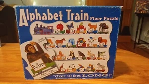 VINTAGE ALPHABET TRAIN FLOOR PUZZLE OVER 10 FT LONG. Melissa + Doug Classroom - Picture 1 of 6