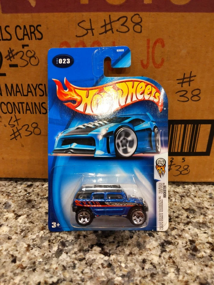 HOT WHEELS 2004 FIRST EDITIONS 23/100 ROCKSTER DIECAST 1:64 MATTEL 2003 NEW MOC - Image 1 of 4