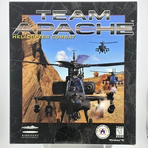 Team Apache: Helicopter Combat, 1998, Big Box, New & Sealed - Picture 1 of 8