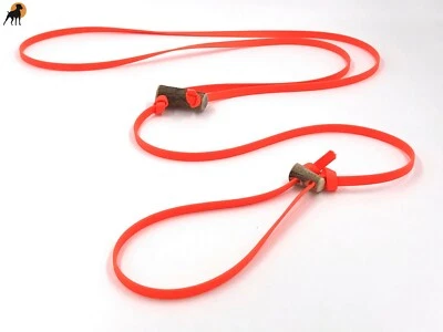 Biothane Beta Flüsterleine Jagdleine (lautlose Leine) aus Flachmaterial 9mm - Bild 1 von 3