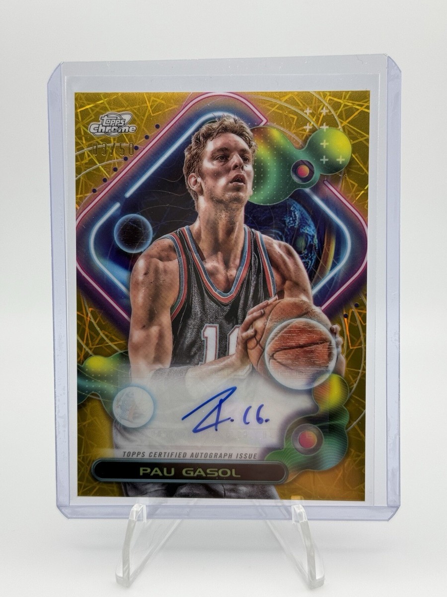 Pau Gasol Soaring 弱けれ Stars サイン入りカード 