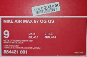 Nike air max 97 OG Silver Bullet - Bild 1 von 6