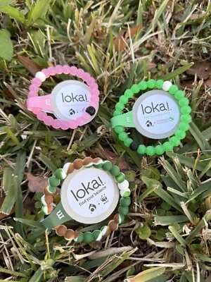 Juego de 3 Pulseras Lokai Talla M Rosa Verde Camuflaje Foto 1 de 4