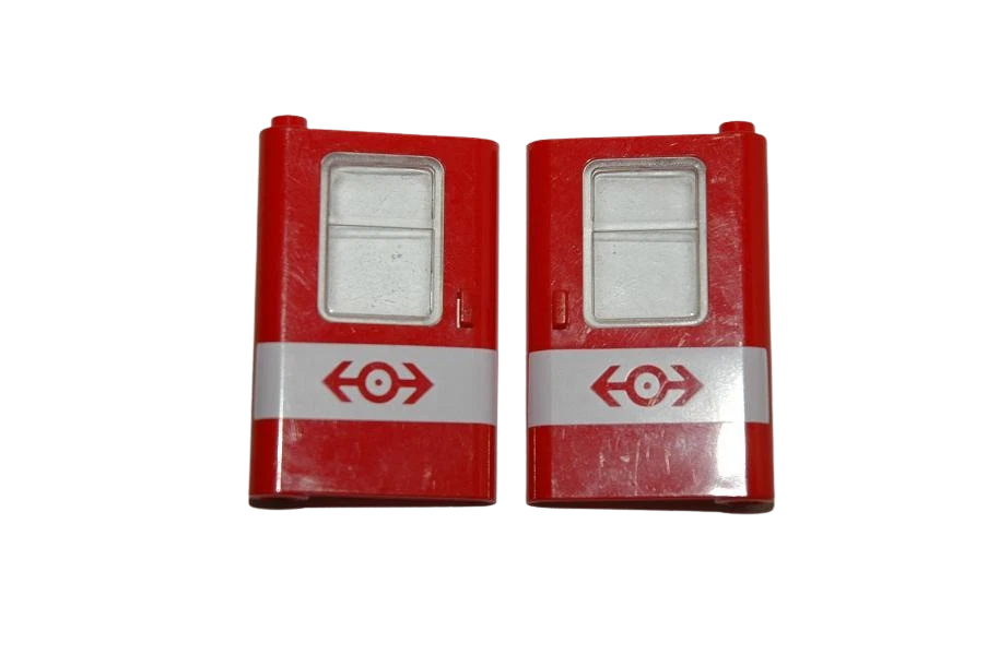 Lego® Eisenbahn 9V 12V TRAIN Rote Türen für z.B. 4563 L R DOORS ZUG - Bild 1 von 1