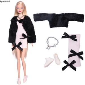Conjunto de ropa de muñeca de moda de piel negra para trajes de muñeca de 11,5" accesorios para muñecas de 1/6 - Imagen 1 de 3