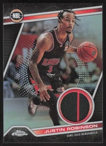 Justin Robinson RELIC REFRACTOR - NRR-16 - Hawks - 2023-24 Topps Chrome NBL - Bild 1 von 2