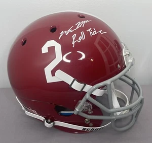 Jase McClellan SIGNIERT Alabama Crimson Tide Fußballhelm in voller Größe mit JSA COA - Bild 1 von 9