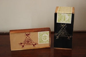 Lotto di 2 piccole scatole di sigari Montecristo vintage - senza sigari - Foto 1 di 3