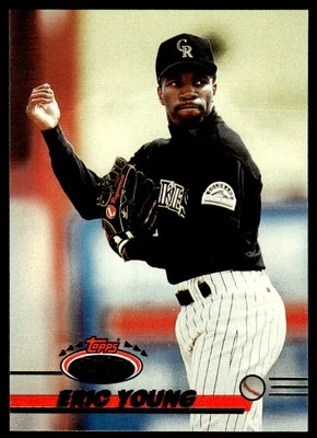 1993 Stadium Club #526 Eric Young Colorado Rockies Baseball - Image 1 of 2