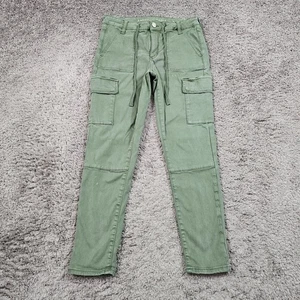 Pantalones American Eagle para mujer 12 verdes legging cargo elástico cordón medio 29x28 - Imagen 1 de 14