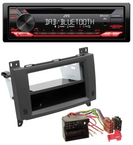 JVC CD DAB USB Bluetooth MP3 Autoradio für Mercedes A- B-Klasse Vito rubbertouch - Bild 1 von 7