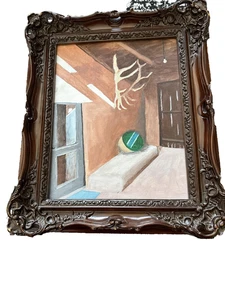 Mary L Smith “Passageway at Georgia O’Keeffe’s Home” Original Painting Framed - Picture 1 of 7