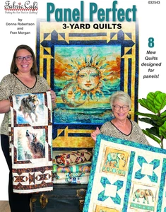 Panel Perfect 3-Yard Quilts  – 8 Easy Quilt Patterns for Panels – Use with 1-Yar - Picture 1 of 8