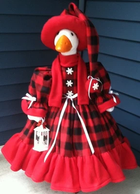 Goose наряд большой 27 «бетон ❄️ зимние праздники ❄️ гуся одежды разработан Линда - Изображение 1 из 4