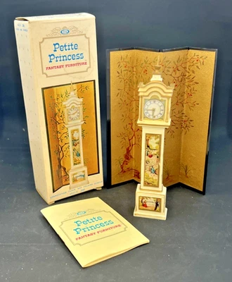 Vintage Petite Princess Grandfather Clock & Folding Screen Dollhouse 4423-0 200 - Image 1 of 4