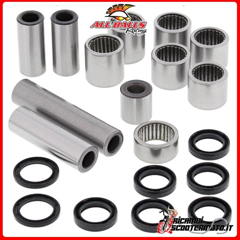 KIT CUSCINETTI LEVERAGGIO MONO AMMORTIZZATORE ALL BALLS HONDA CRF 150 R 2007-200 Foto 1 de 1