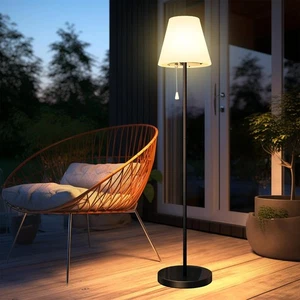 Bodenleuchte Solar für Außen & Innen mit Lichtsensor RGB - IP65 - Bild 1 von 8