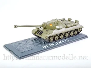 1:43 IS 3M tanque Stalin tanque de combate soviético Modimio 2 Segunda Guerra Mundial tanque militar embalaje original - Imagen 1 de 10