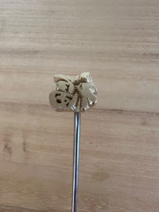 KUNNKENN Brass Branding Iron “Fuku” Japanese Lucky Mark 20mm (0.8in) with Handle - Picture 1 of 4