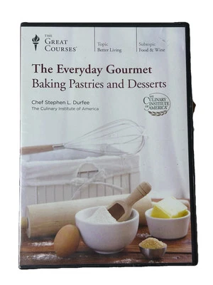 The Everyday Gourmet: Baking Pastries and Desserts DVD The Great Courses - Image 1 of 2