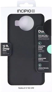 Incipio Duo Series Dual Layer Case for Nokia 8 V 5G UW (Black) Black - Picture 1 of 1