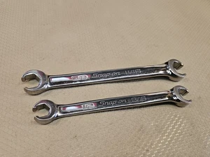 Snap On RXFS2022B RXFS1618B Double Flair Nut Line Wrench Lot - Picture 1 of 6