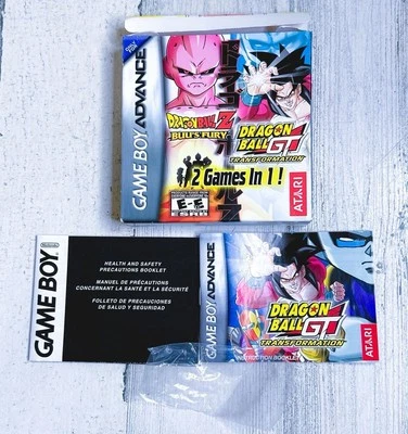Dragon Ball Z Buu's Fury/ GT Transformation Gba Very Rare Box And Manual Only - Image 1 of 4