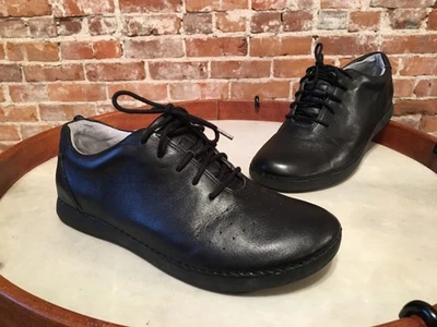 Alegria 黑色 Nappa 皮革精华舒适系带运动鞋 35 5 5.5 全新 — 第 1/3 张图片